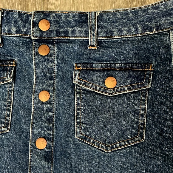 Madewell Pieced Beverly Denim Skirt - Picture 6 of 10